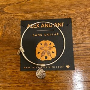 Alex and Ani Silver Sand Dollar